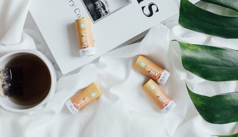 Ira, Eco Tube Natural Lip Balm Peach, ลิปบาล์มกลิ่นพีช,ไอรา, ลิปบาล์มไอรา, ลิปIra,ลิปบาล์ม,Ira Eco Tube Natural Lip Balm #Peach 7g