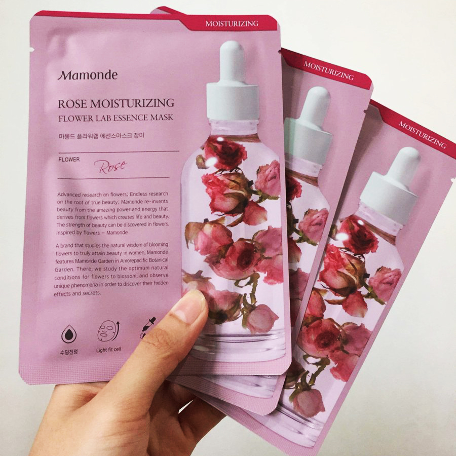 Mamonde, Mamonde Rose Moisturizing Flower Lab Essence Mask, Mamonde Rose Moisturizing Flower Lab Essence Mask รีวิว, Mamonde Rose Moisturizing Flower Lab Essence Mask ราคา, Mamonde Rose Moisturizing Flower Lab Essence Mask 25 ml., Mamonde Rose Moisturizing Flower Lab Essence Mask 25 ml. มาสก์สูตรดอกกุหลาบ ช่วยเติมความชุ่มชื้นให้ผิวแห้งขาดน้ำ สู่ความรื่นรมย์ให้กับการบำรุงผิว