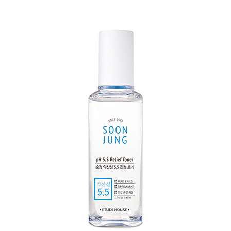 Etude House,SOON JUNG,อีทูดี้,ซุนจุง,Etude House Soon Jung,Etude House Soon Jung ph5.5 Relief Toner 180ml.,etude house ราคา ,Soon Jung Toner,etude house ขายที่ไหน, etude house ของแท้