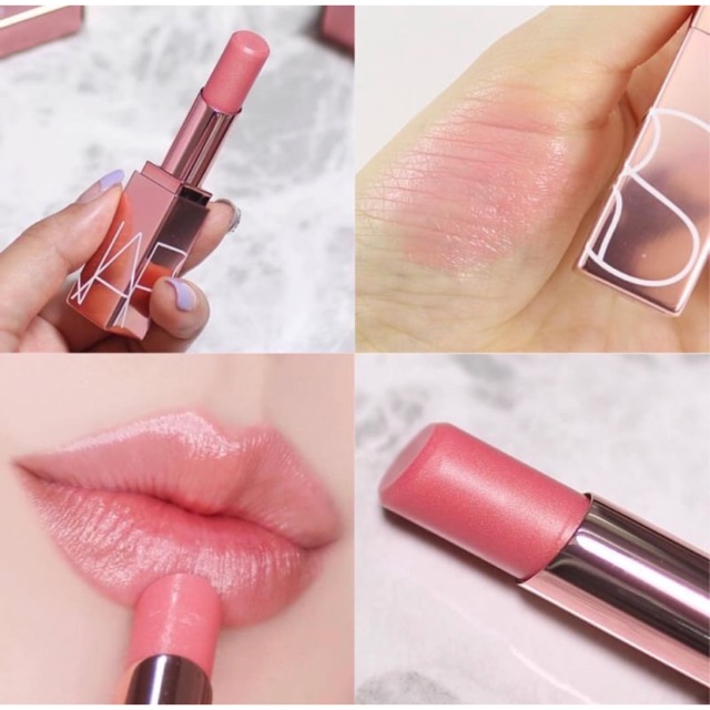 Nars Afterglow Lip Balm สี Orgasm ขนาดมินิ  1.1 g  ลิปบาล์มสัมผัสแห่งความเรียบเนียนและแวววาว เบาสบายอ่อนนุ่ม ให้ริมฝีปากสวยวาวเป็นธรรมชาติ   อุดมด้วยส่วนประกอบของสารต้านอนุมูลอิสระเพื่อช่วยปกป้องริมฝีปาก เติมความโดดเด่นให้ริมฝีปากด้วยสีส้ม Torride สุดฮิต 