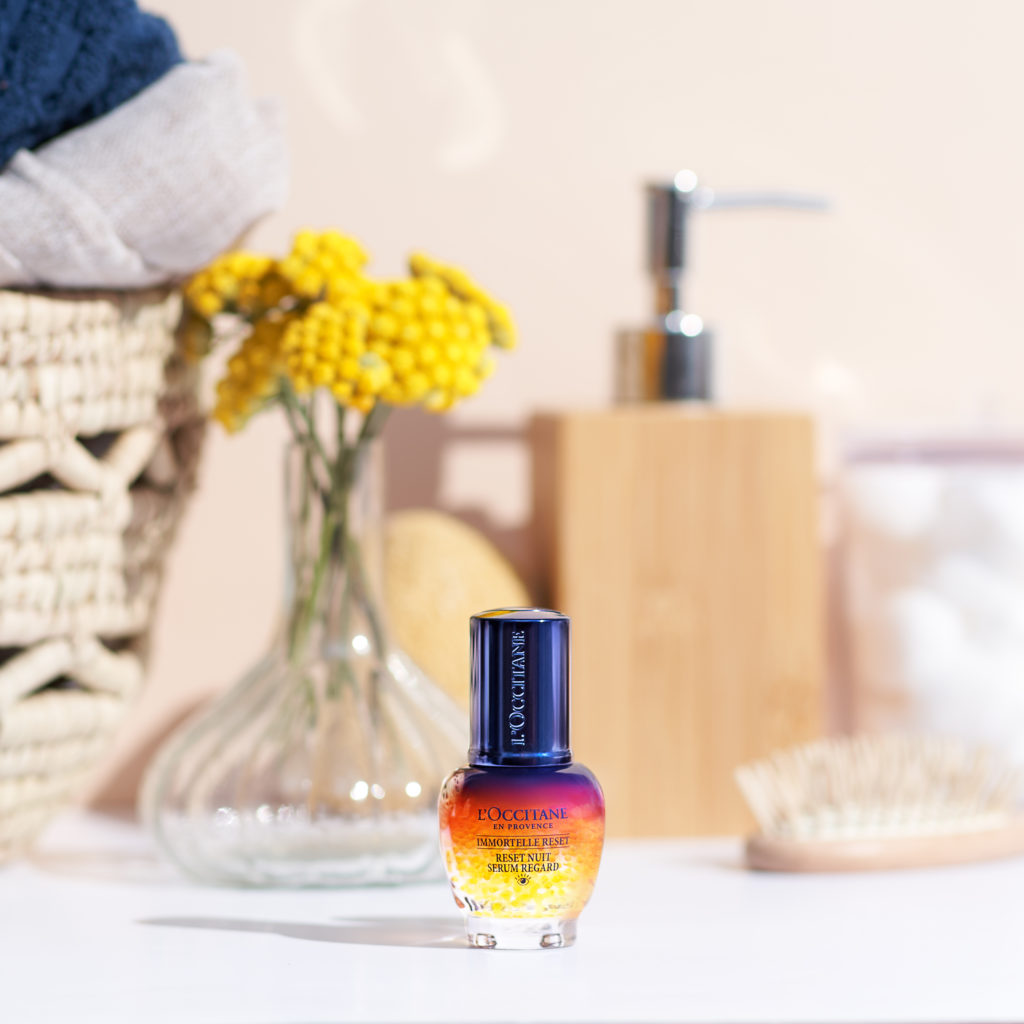 L'occitane , Immortelle Reset Overnight Reset Oil-In-Serum , เซรั่มเนื้อออยล์ , ช่วยชะลอริ้วรอย , ผิวกระจ่างใส , ผิวเนียนนุ่ม