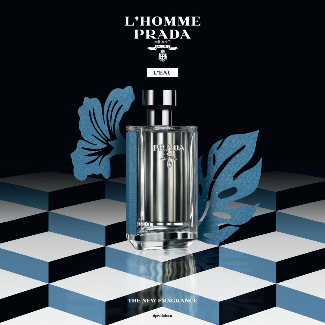 Prada L'Homme Prada L'Eau Eau de Toilette 1.5ml น้ำหอมสุภาพบุรุษอันทันสมัย ที่ผสมผสานความคลาสสิคอย่างแอมเบอร์และดอกไอริส ให้ความรู้สึกปลอดโปร่งและท้าทาย