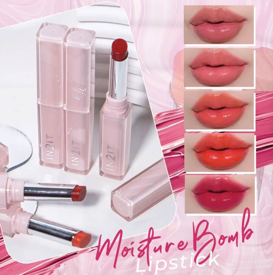 IN2IT Moisture Bomb Lipstick,Moisture Bomb Lipstick,N2IT,ลิปสติก,ลิมปาล์ม,MBL01mulberry,MBL01