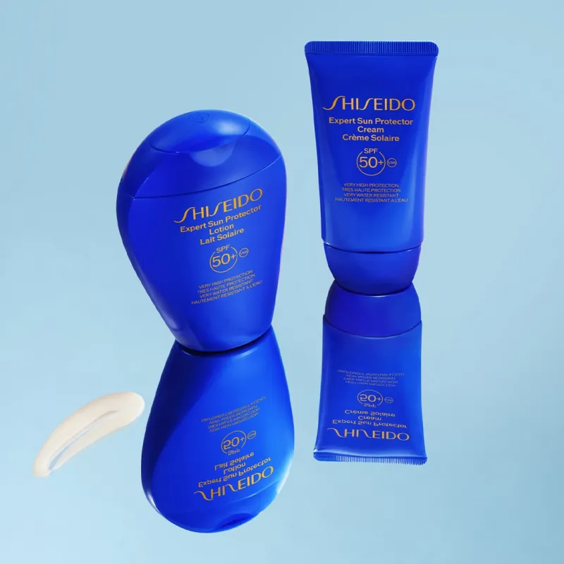 SHISEIDO Expert Sun Protector Lotion Lait Solaire spf 50  150ml new version  รุ่นใหม่